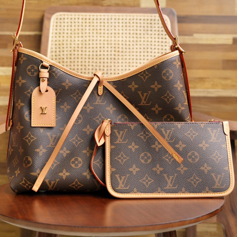 【ルイヴィトン】★大人気★Carryall PM|キュートなリボン付き&親子バッグデザイン♪少女心をくすぐるセット!