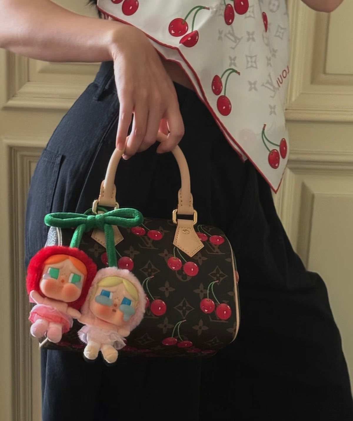 【ルイヴィトン】人気コラボ ♪村上隆コラボ スピーディ・バンドリエール 20