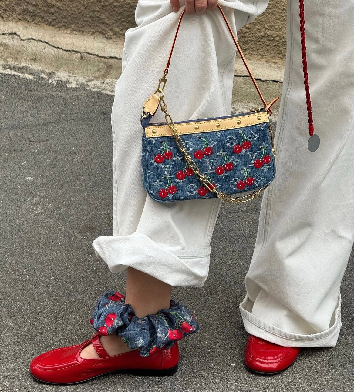 【ルイヴィトン】25SS♪村上隆コラボ♪チェリー ショルダーバッグ