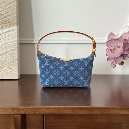【ルイヴィトン】大人気♪  ポシェット・ヒルズ ブルーデニム