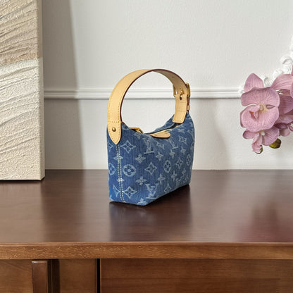 【ルイヴィトン】大人気♪  ポシェット・ヒルズ ブルーデニム