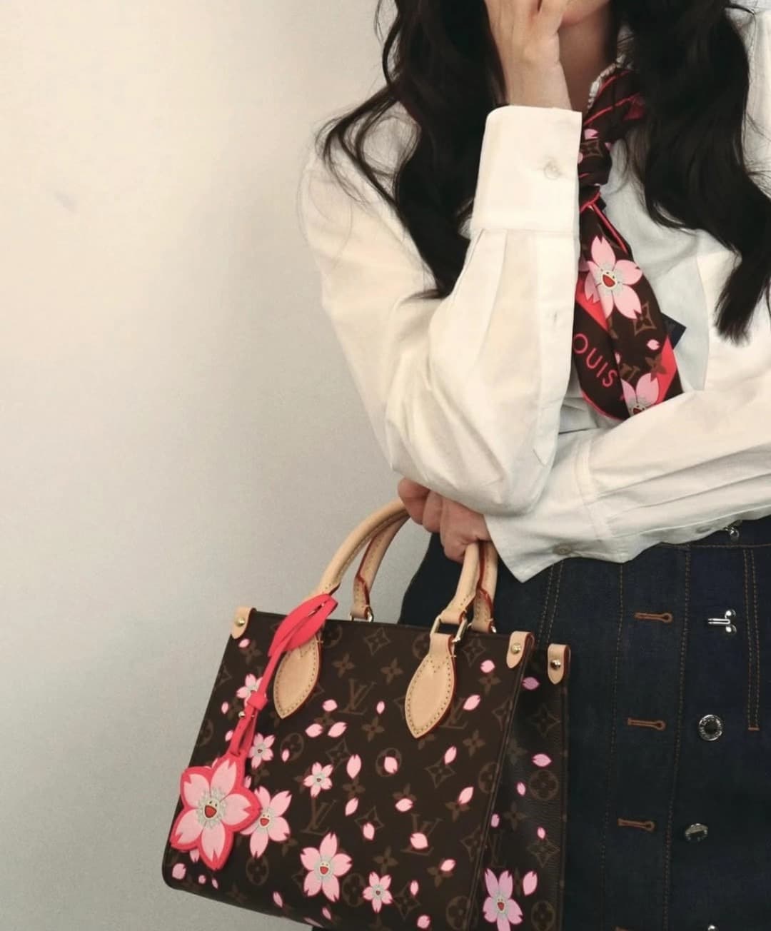 【ルイヴィトン】可愛すぎる♡村上隆コラボ 桜TM オンザゴーPM バッグM13269